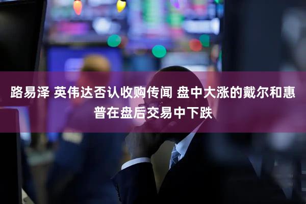 路易泽 英伟达否认收购传闻 盘中大涨的戴尔和惠普在盘后交易中下跌